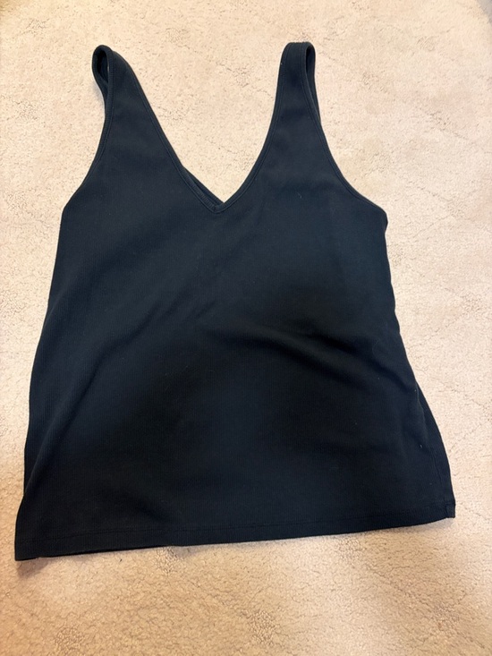 Abercrombie & Fitch Tops - Abercrombie & Fitch Women’s Black V-Neck Ribbed Tank Top Soft Essentials XL